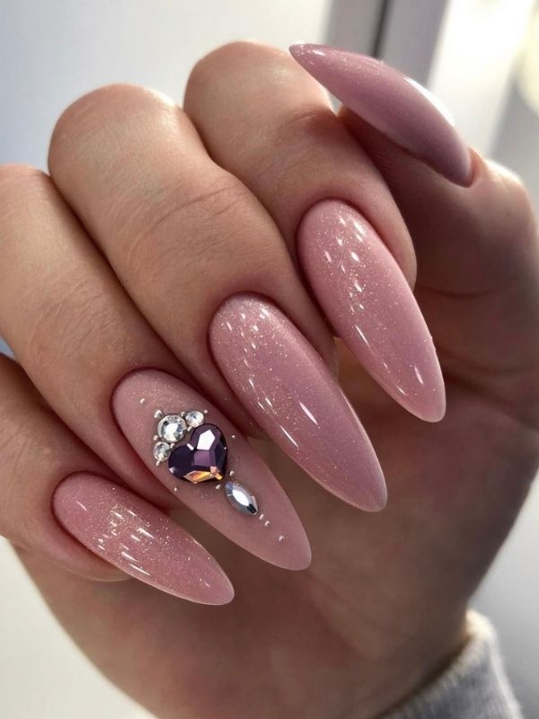 Long Nude Nails